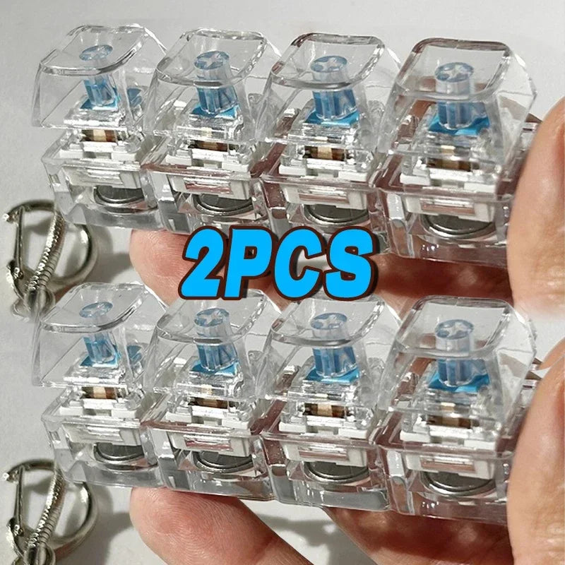 Llavero Teclado Antiestrés con Luz LED para Adultos