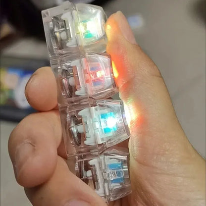 Llavero Teclado Antiestrés con Luz LED para Adultos