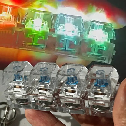 Llavero Teclado Antiestrés con Luz LED para Adultos