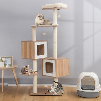 Torre Bigotes™ – Torre de Juego y Descanso para Gatos