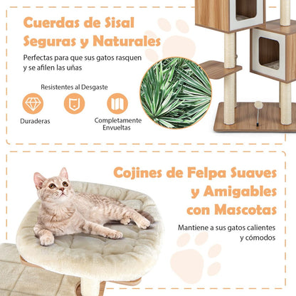 Torre Bigotes™ – Torre de Juego y Descanso para Gatos