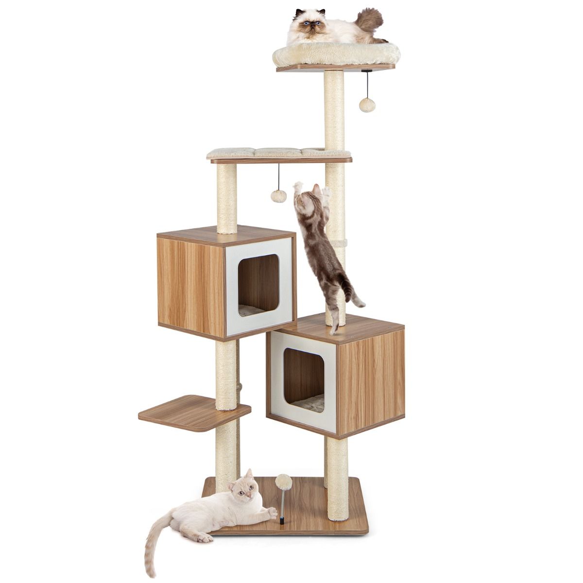 Torre Bigotes™ – Torre de Juego y Descanso para Gatos